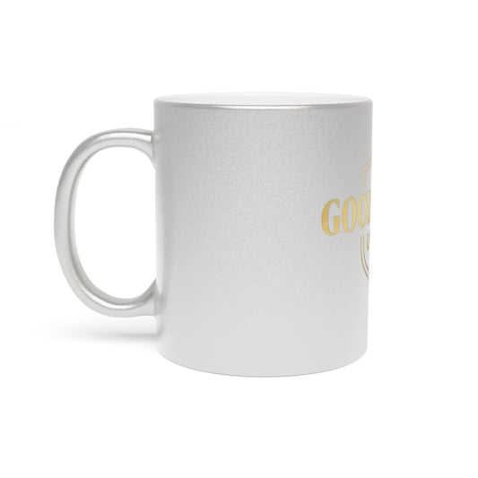 Good Fathers United Metallic Mug — Silver/Gold Gift for Dads