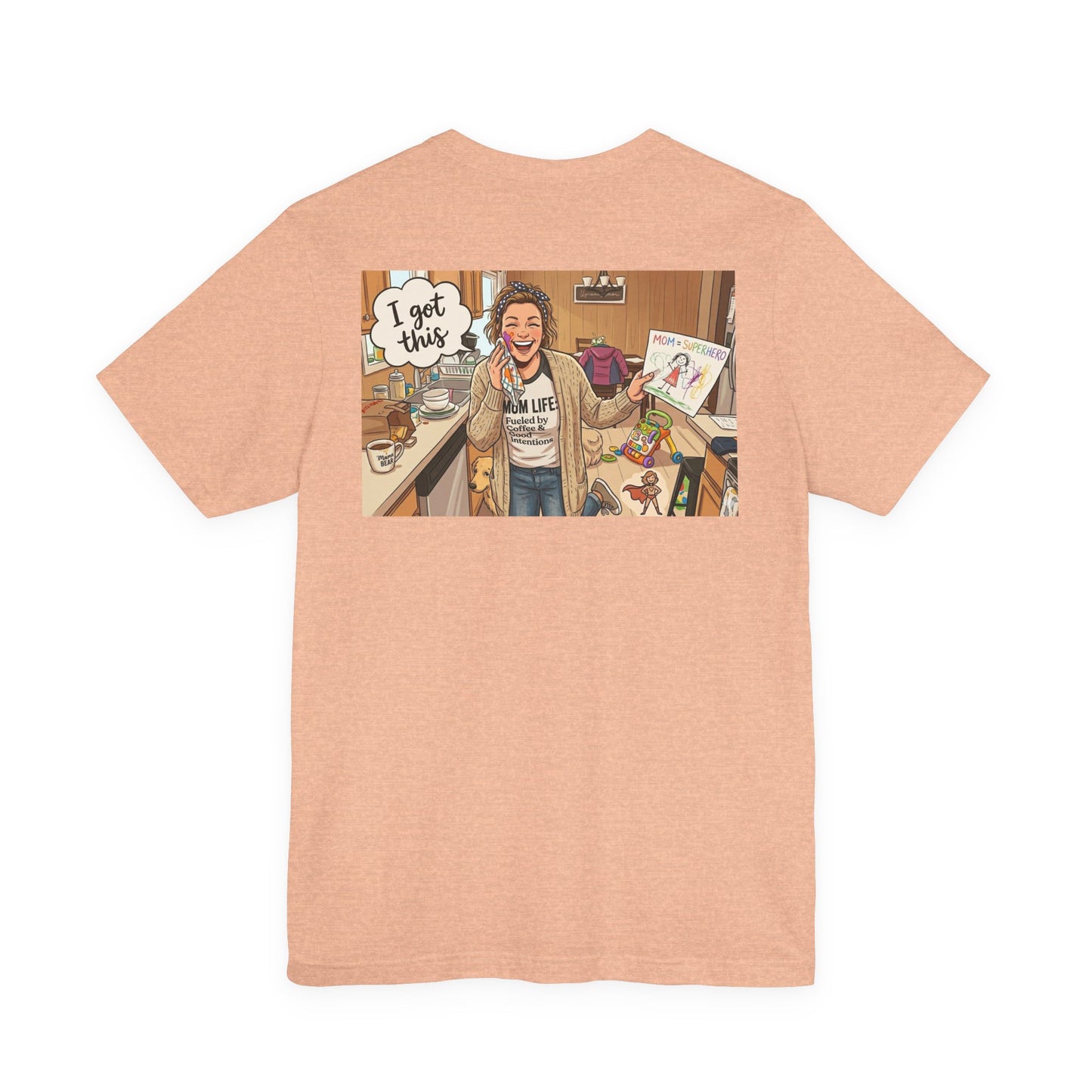 I Got This Artist Studio Graphic Tee — Motivational Backprint Short Sleeve T-Shirt