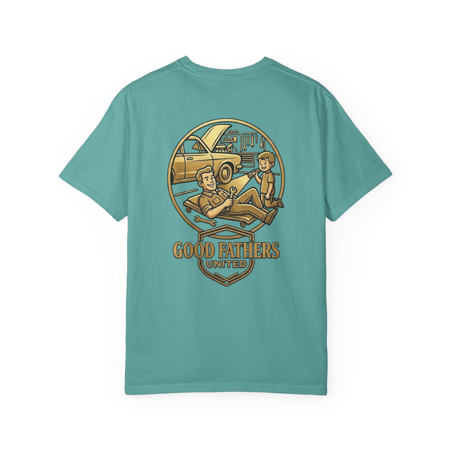 Good Fathers United T-Shirt — Father & Son Garage Vintage Car Tee