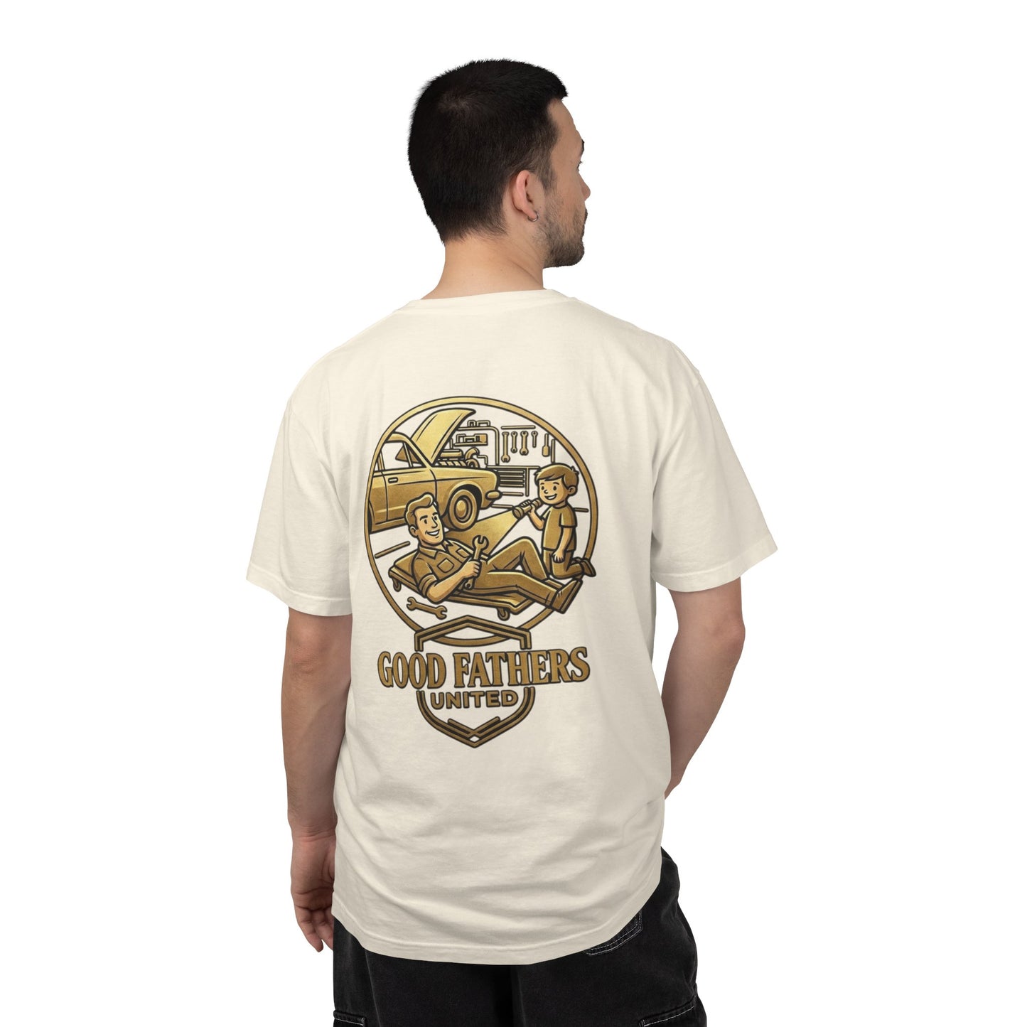 Good Fathers United T-Shirt — Father & Son Garage Vintage Car Tee