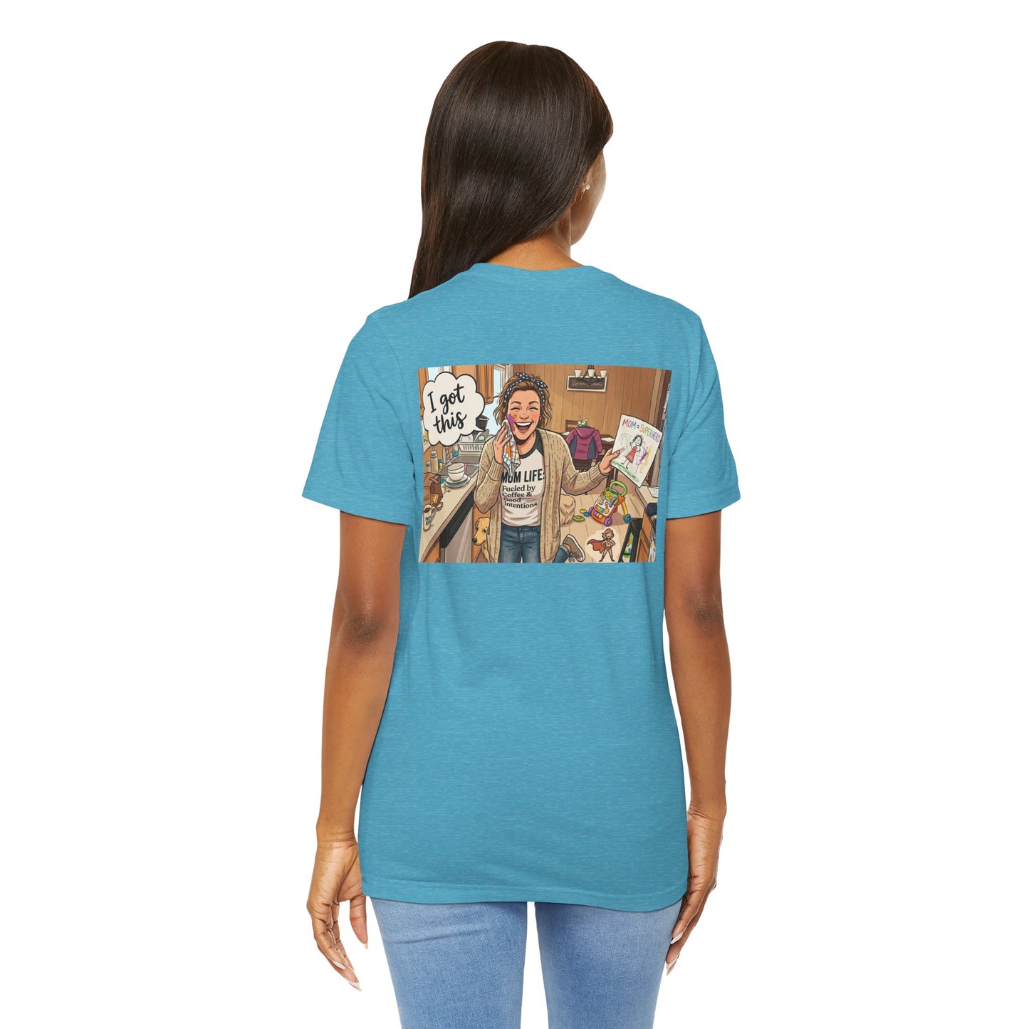 I Got This Artist Studio Graphic Tee — Motivational Backprint Short Sleeve T-Shirt