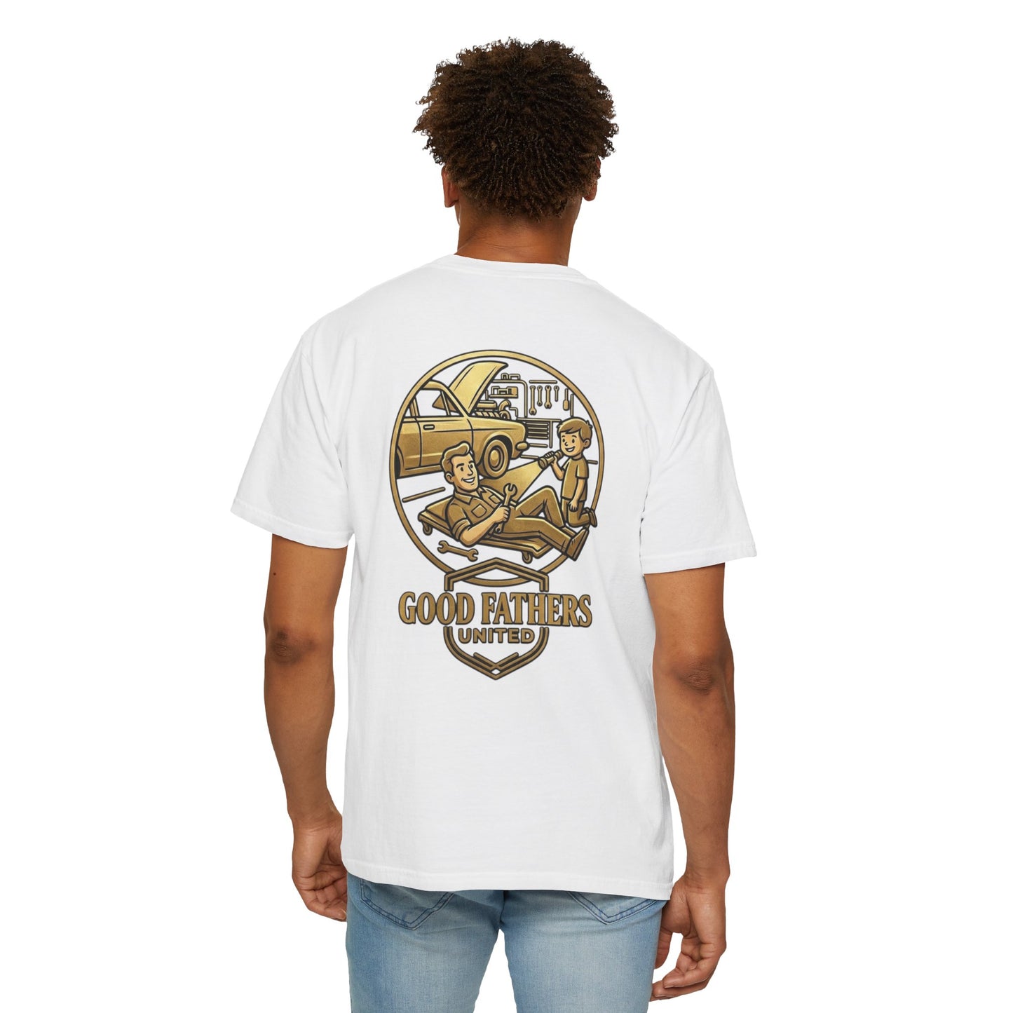 Good Fathers United T-Shirt — Father & Son Garage Vintage Car Tee