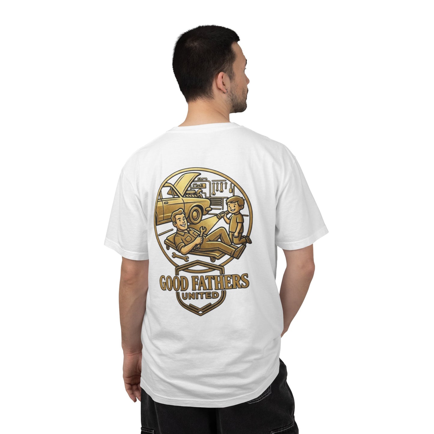 Good Fathers United T-Shirt — Father & Son Garage Vintage Car Tee