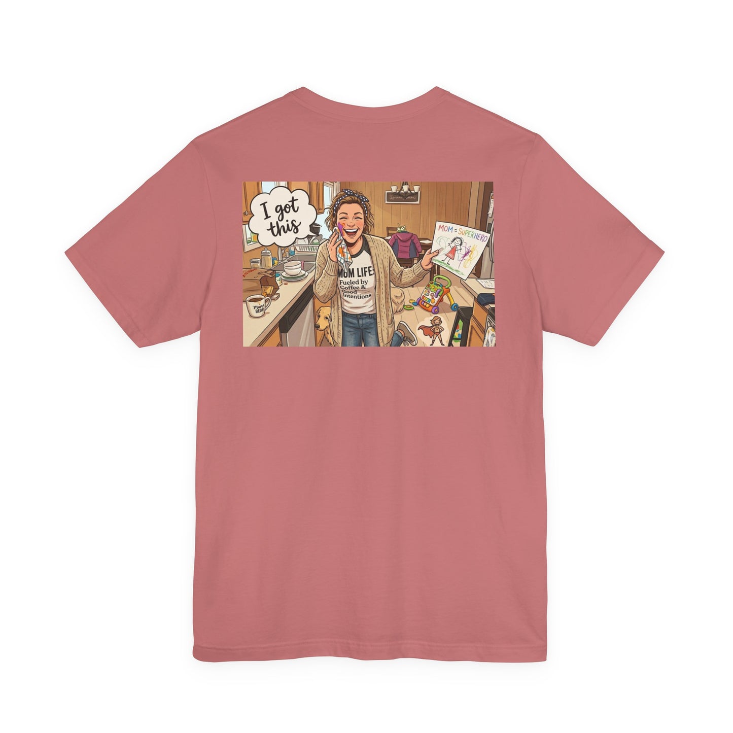 I Got This Artist Studio Graphic Tee — Motivational Backprint Short Sleeve T-Shirt