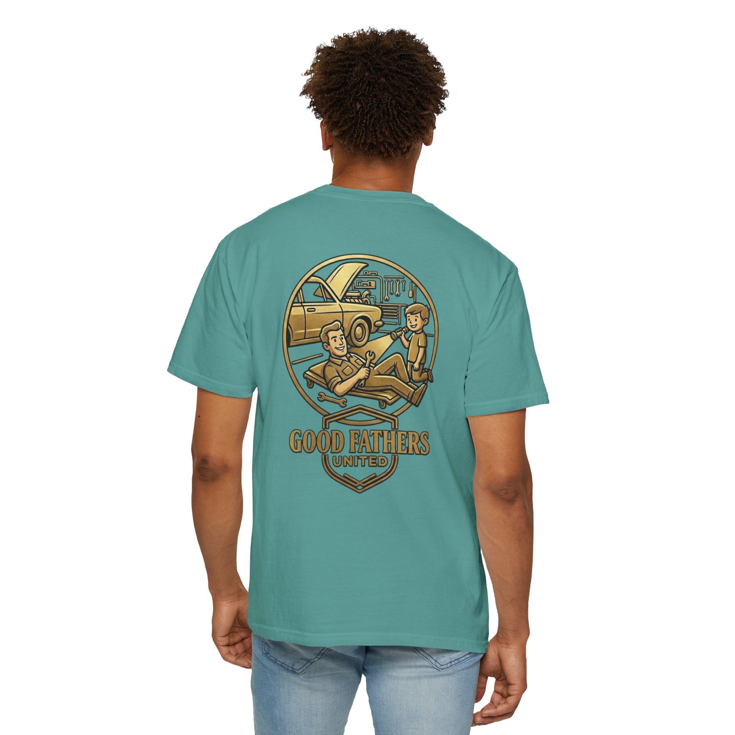 Good Fathers United T-Shirt — Father & Son Garage Vintage Car Tee