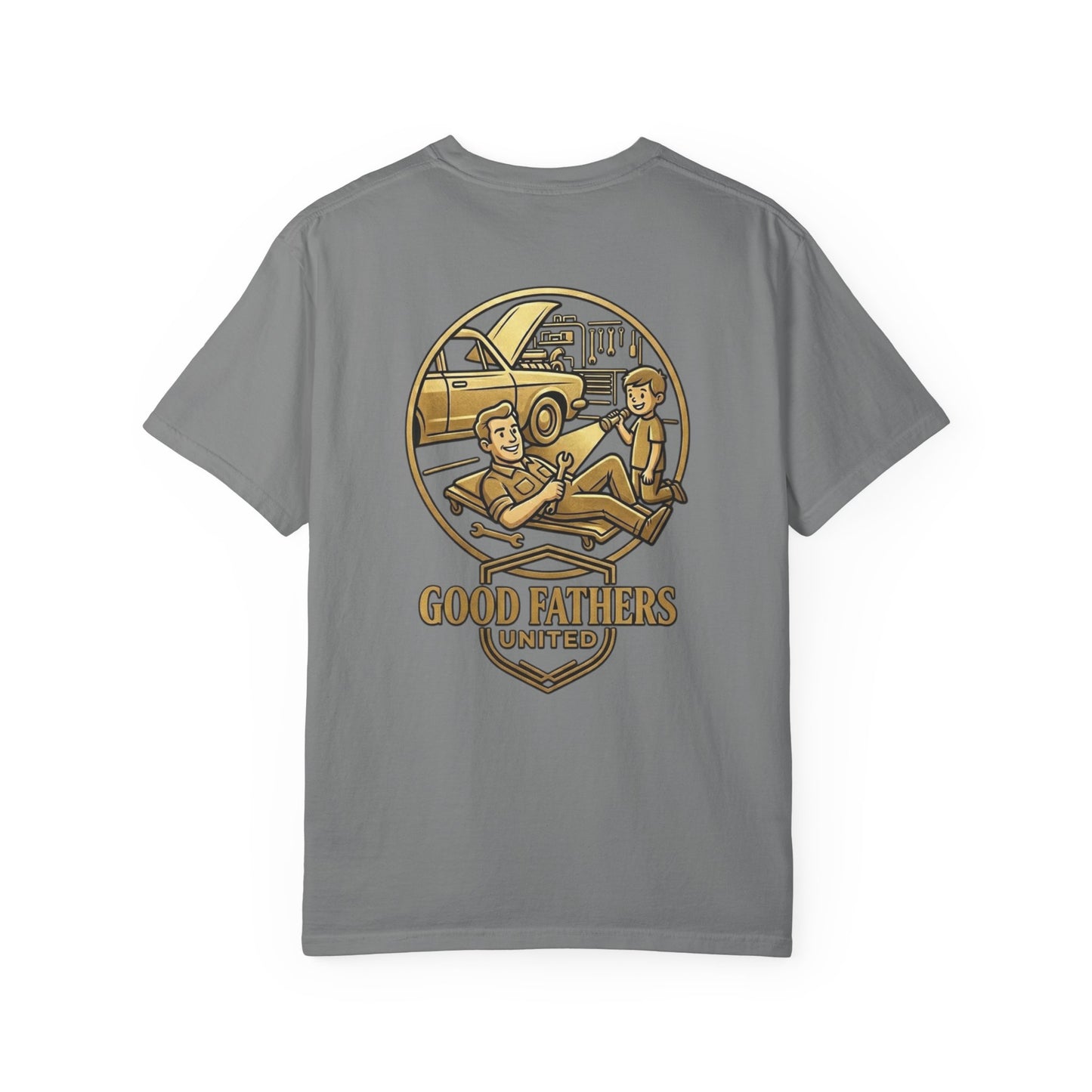 Good Fathers United T-Shirt — Father & Son Garage Vintage Car Tee