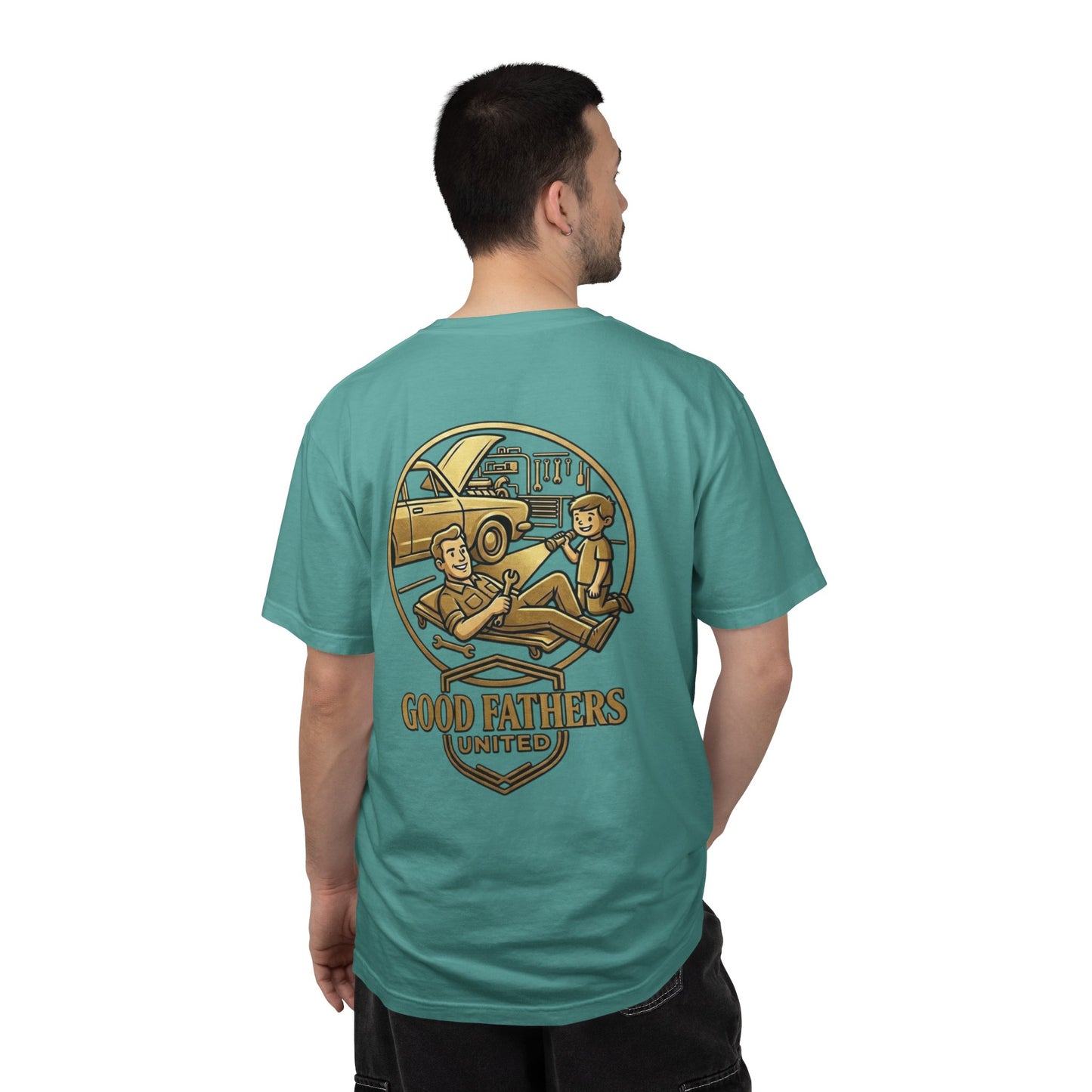Good Fathers United T-Shirt — Father & Son Garage Vintage Car Tee