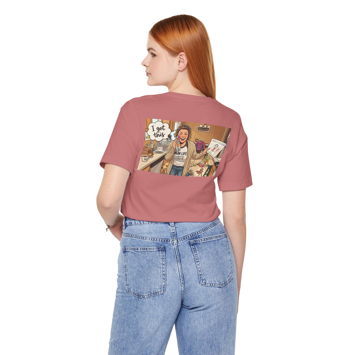 I Got This Artist Studio Graphic Tee — Motivational Backprint Short Sleeve T-Shirt