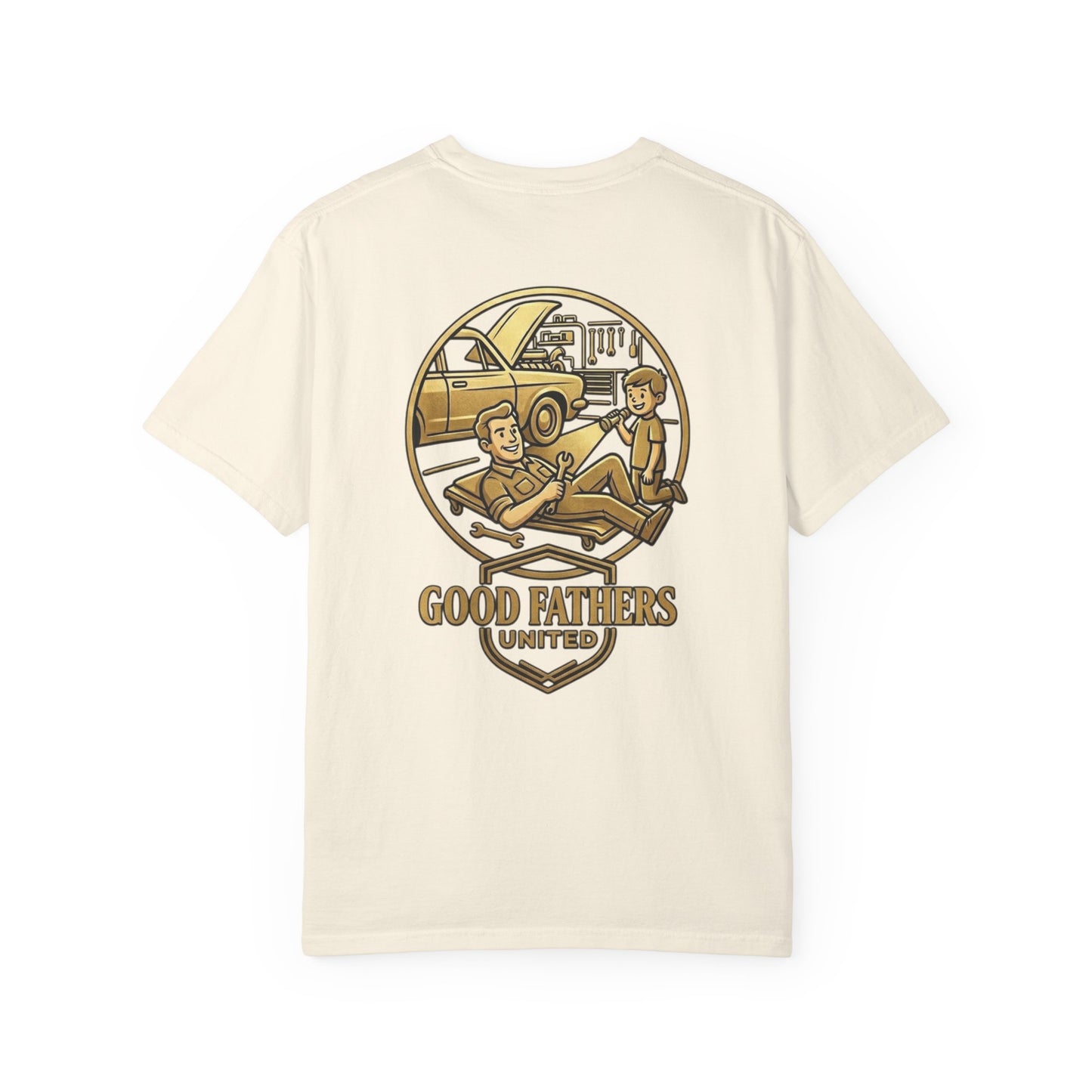 Good Fathers United T-Shirt — Father & Son Garage Vintage Car Tee
