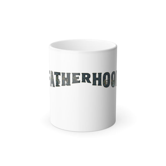 Fatherhood Color Morphing Mug — 11oz Thermal Reveal Gift for Dads