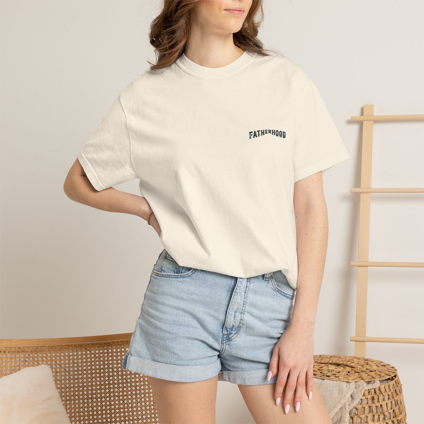 Navigating Fatherhood T-Shirt — Compass “Fatherhood” Graphic Tee