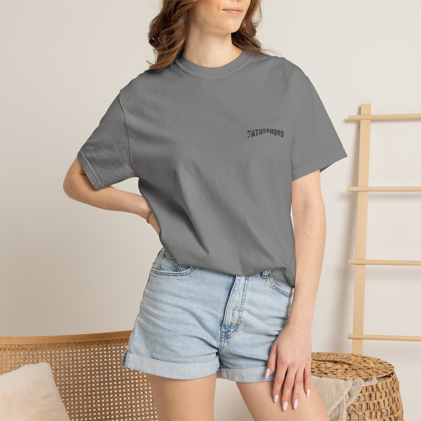 Navigating Fatherhood T-Shirt — Compass “Fatherhood” Graphic Tee