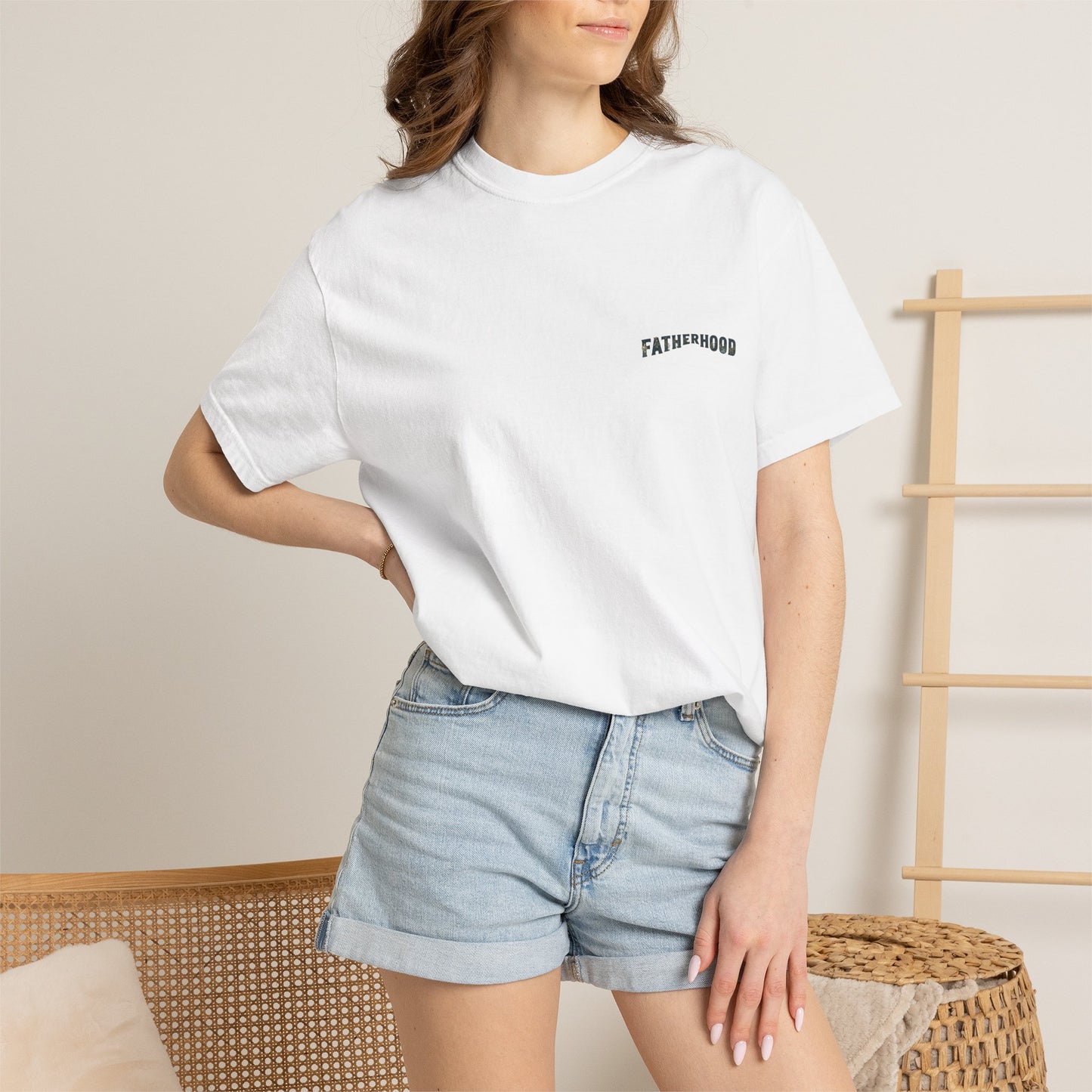 Navigating Fatherhood T-Shirt — Compass “Fatherhood” Graphic Tee
