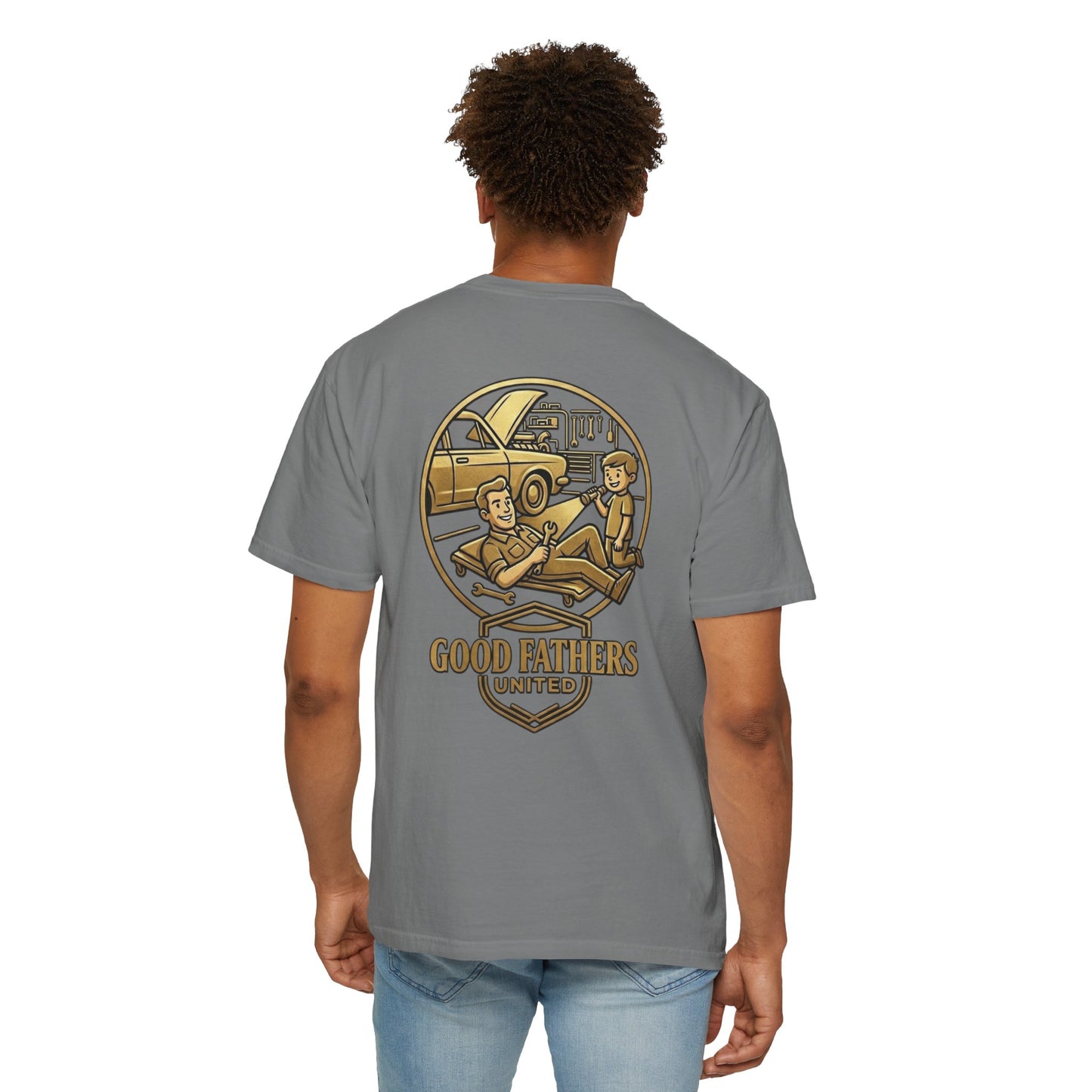 Good Fathers United T-Shirt — Father & Son Garage Vintage Car Tee