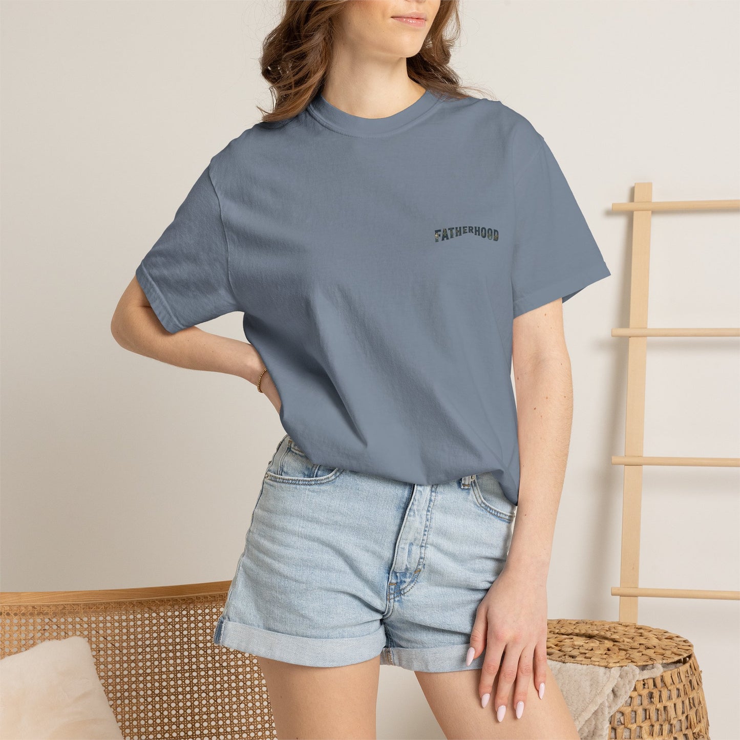 Navigating Fatherhood T-Shirt — Compass “Fatherhood” Graphic Tee