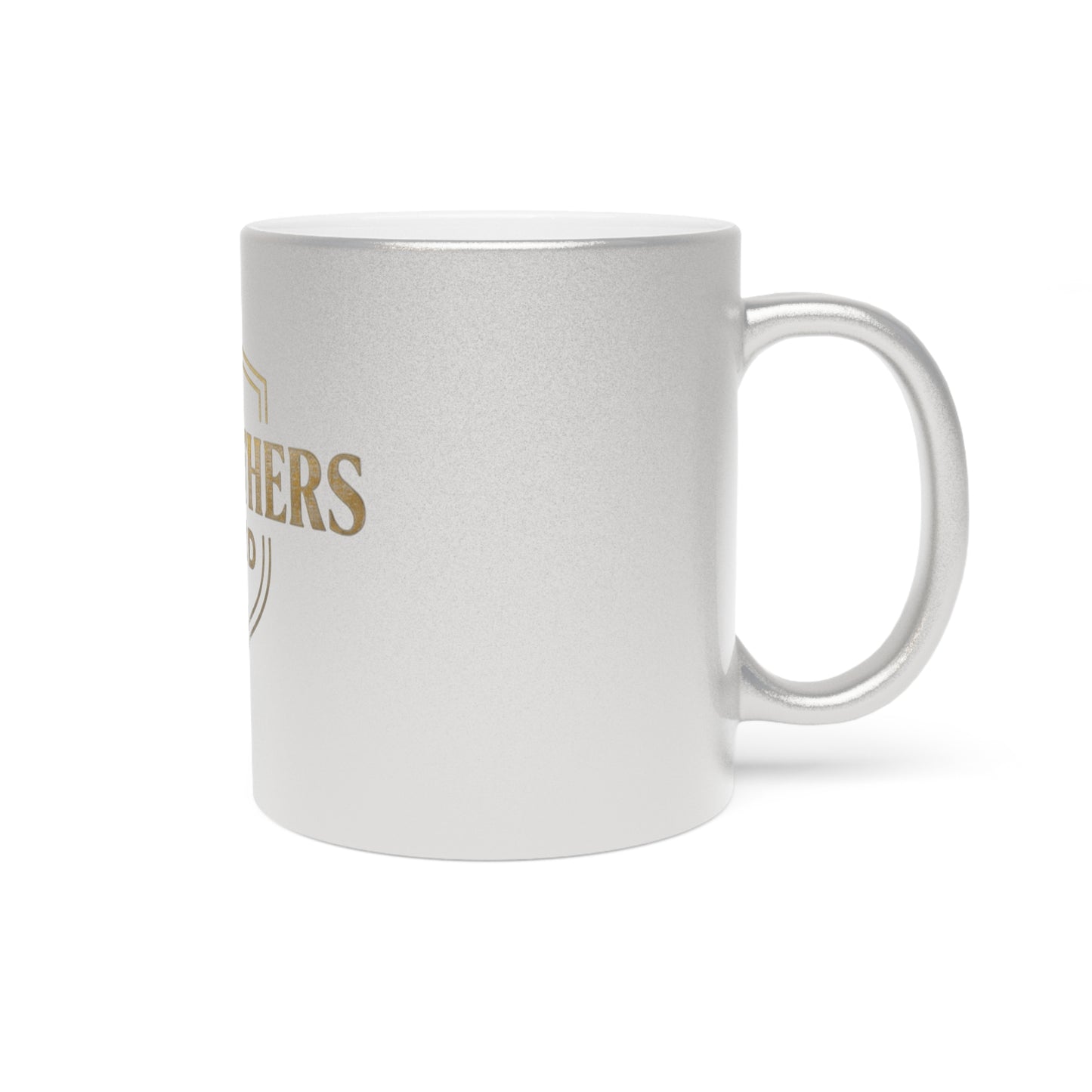 Good Fathers United Metallic Mug — Silver/Gold Gift for Dads