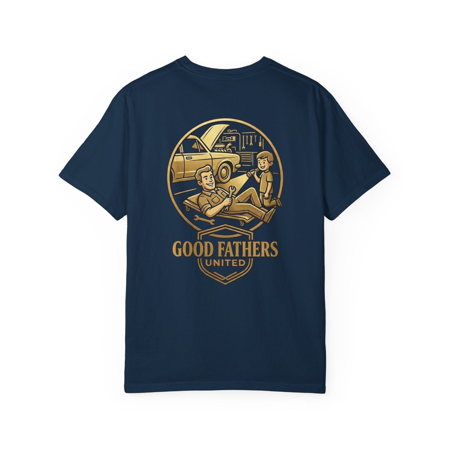 Good Fathers United T-Shirt — Father & Son Garage Vintage Car Tee