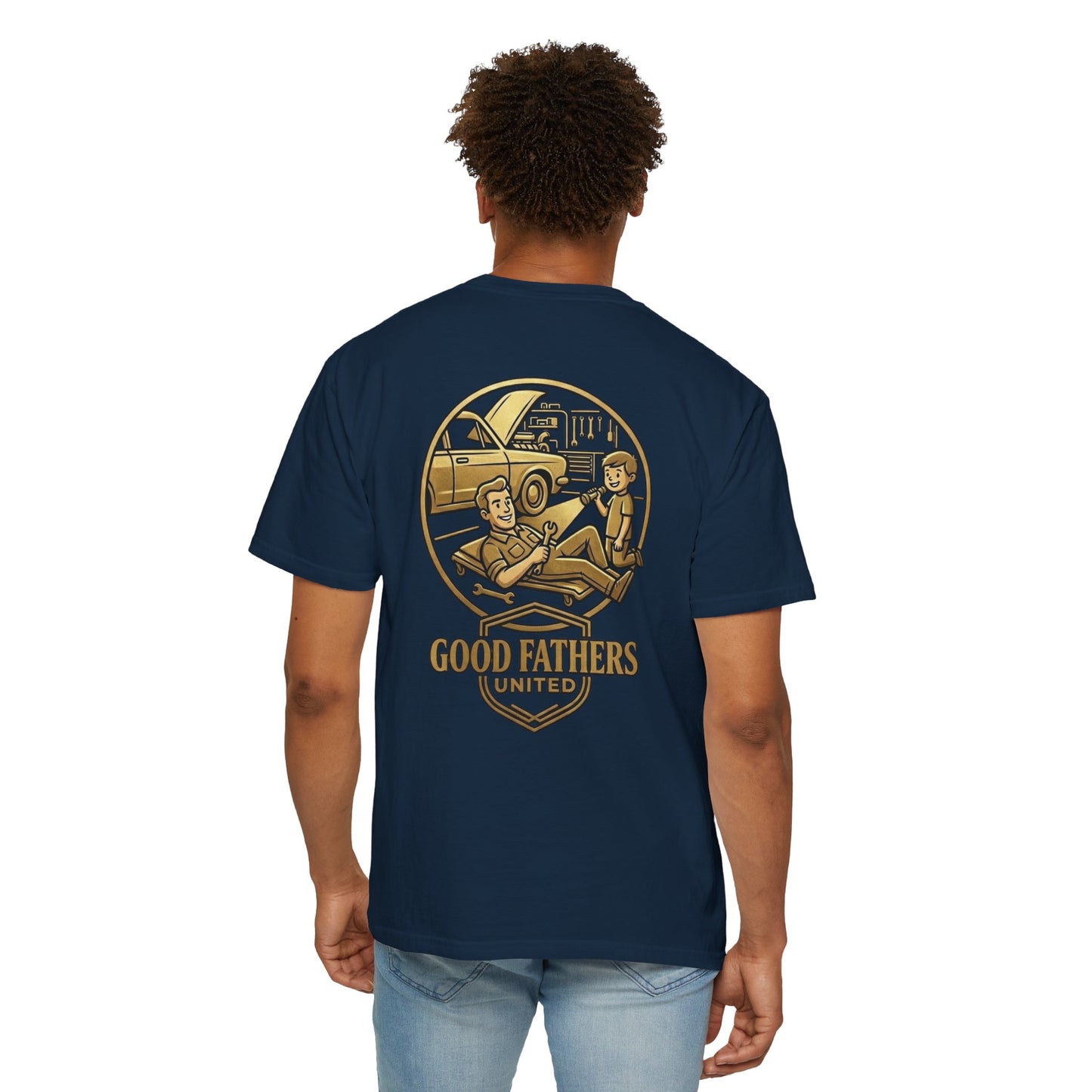 Good Fathers United T-Shirt — Father & Son Garage Vintage Car Tee