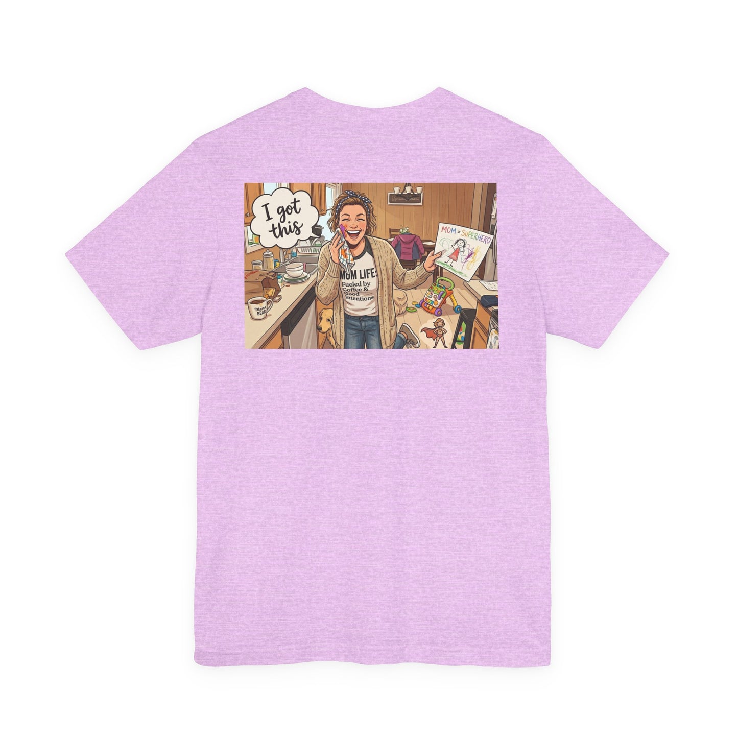I Got This Artist Studio Graphic Tee — Motivational Backprint Short Sleeve T-Shirt