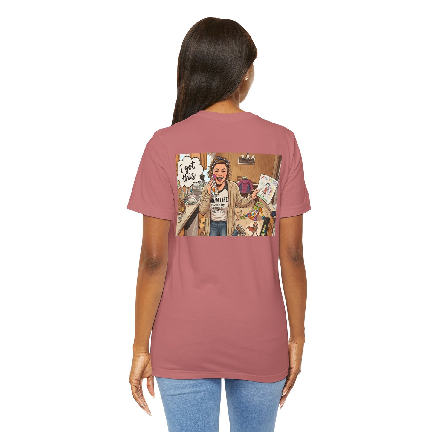 I Got This Artist Studio Graphic Tee — Motivational Backprint Short Sleeve T-Shirt