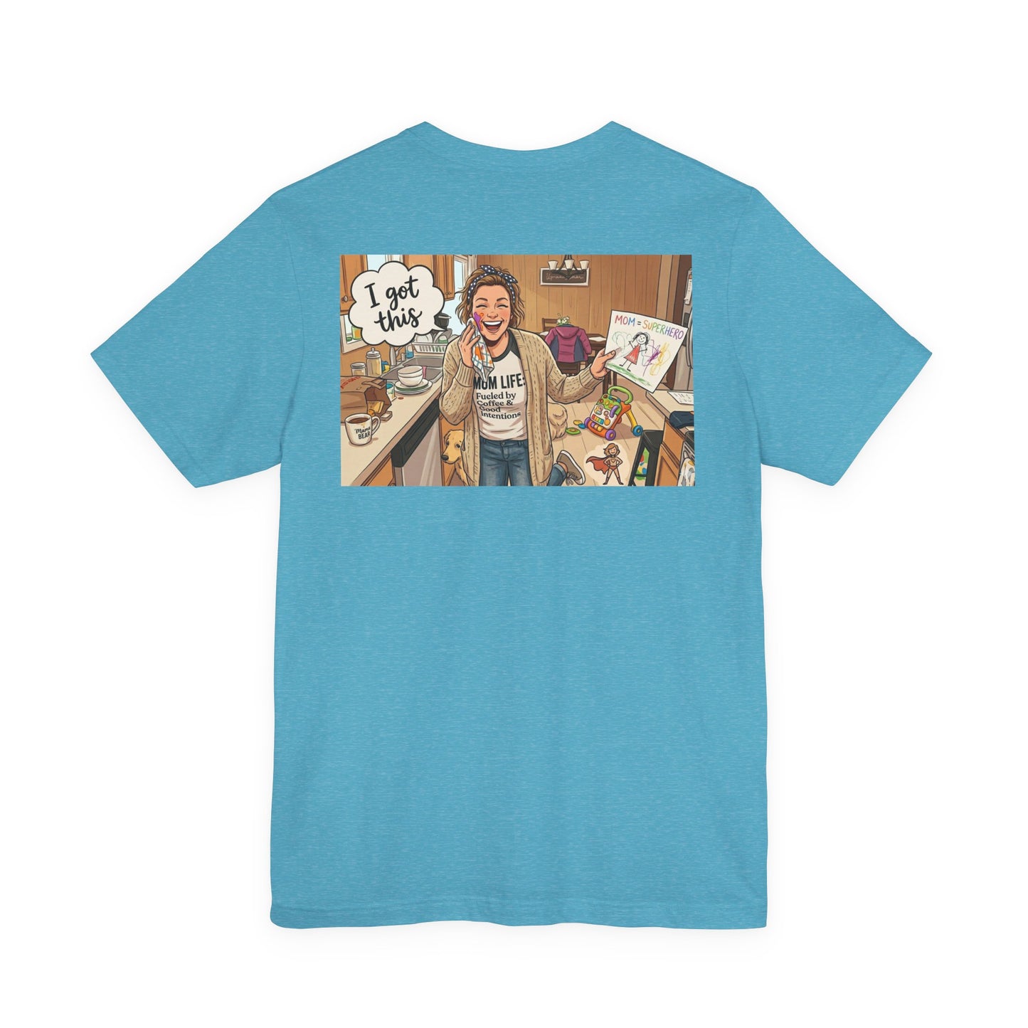 I Got This Artist Studio Graphic Tee — Motivational Backprint Short Sleeve T-Shirt