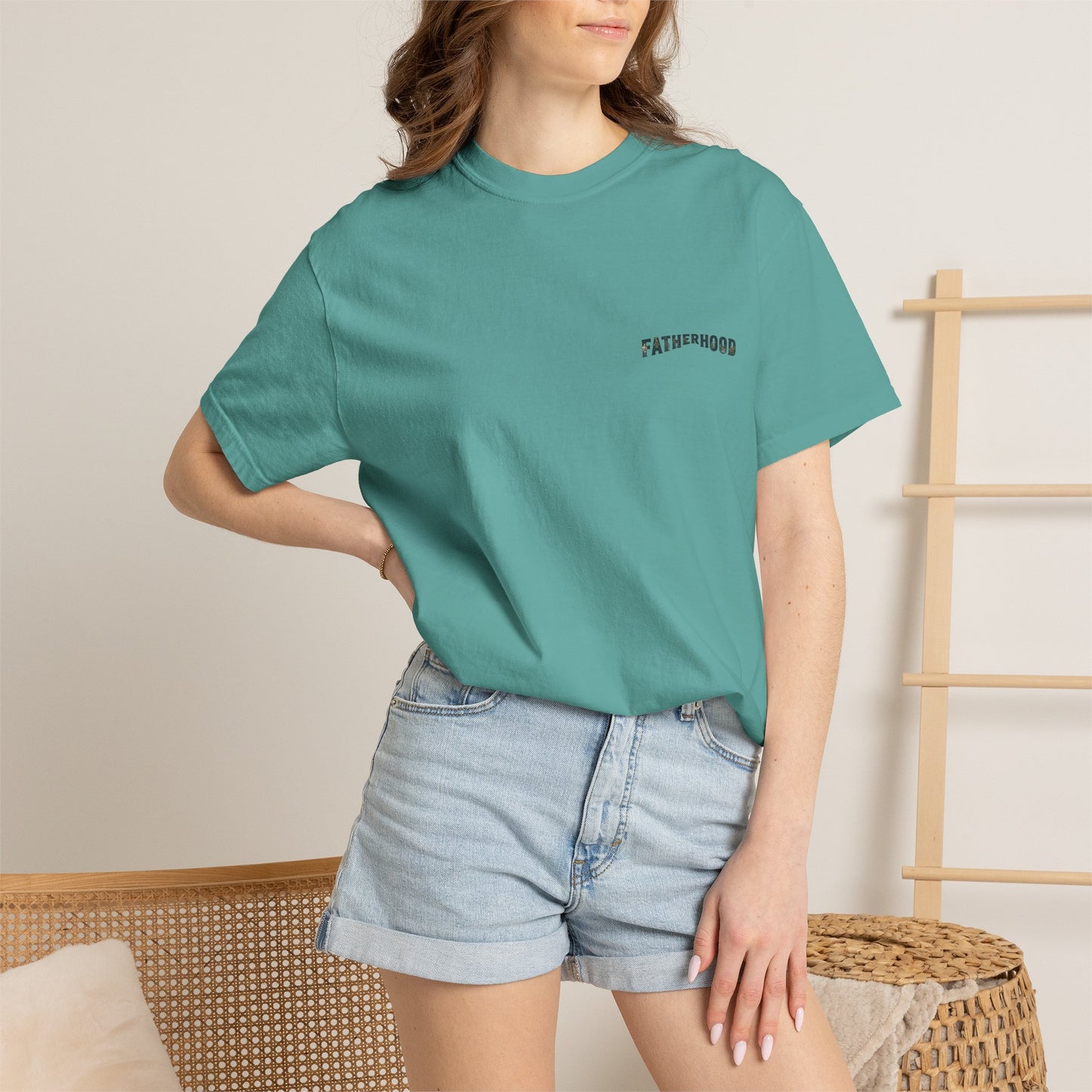 Navigating Fatherhood T-Shirt — Compass “Fatherhood” Graphic Tee