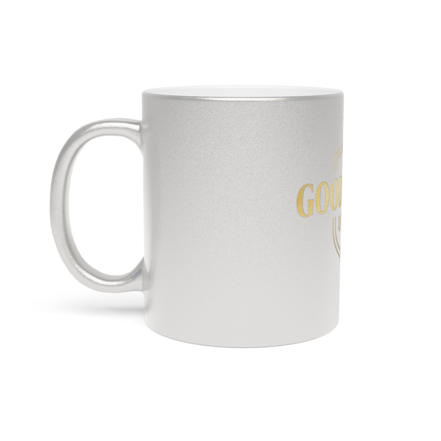 Good Fathers United Metallic Mug — Silver/Gold Gift for Dads