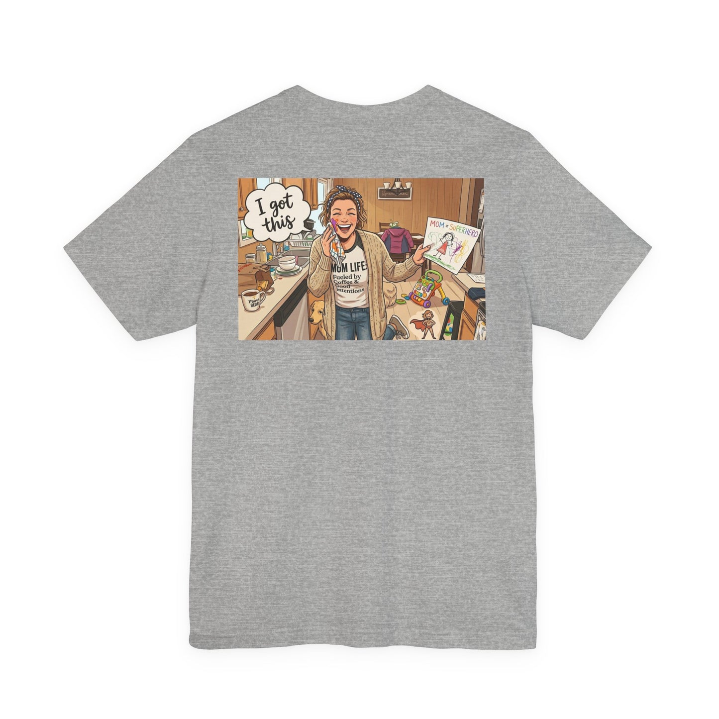 I Got This Artist Studio Graphic Tee — Motivational Backprint Short Sleeve T-Shirt