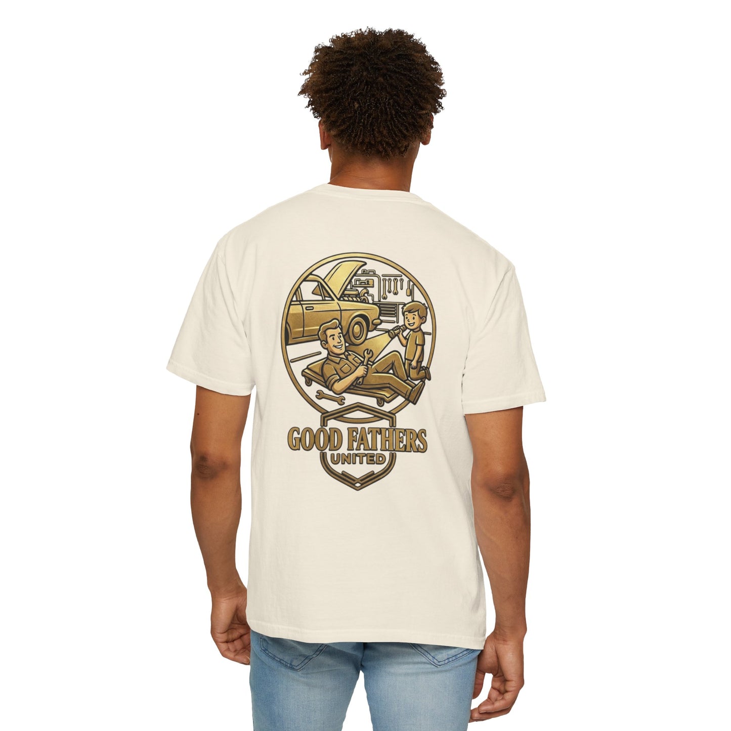 Good Fathers United T-Shirt — Father & Son Garage Vintage Car Tee
